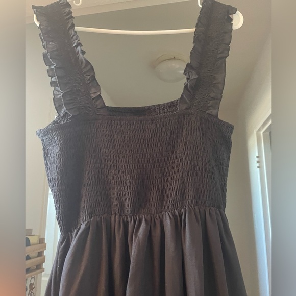 And Now This Trendy Plus Size Smocked Ruffle Maxi Dress - Picture 6 of 6